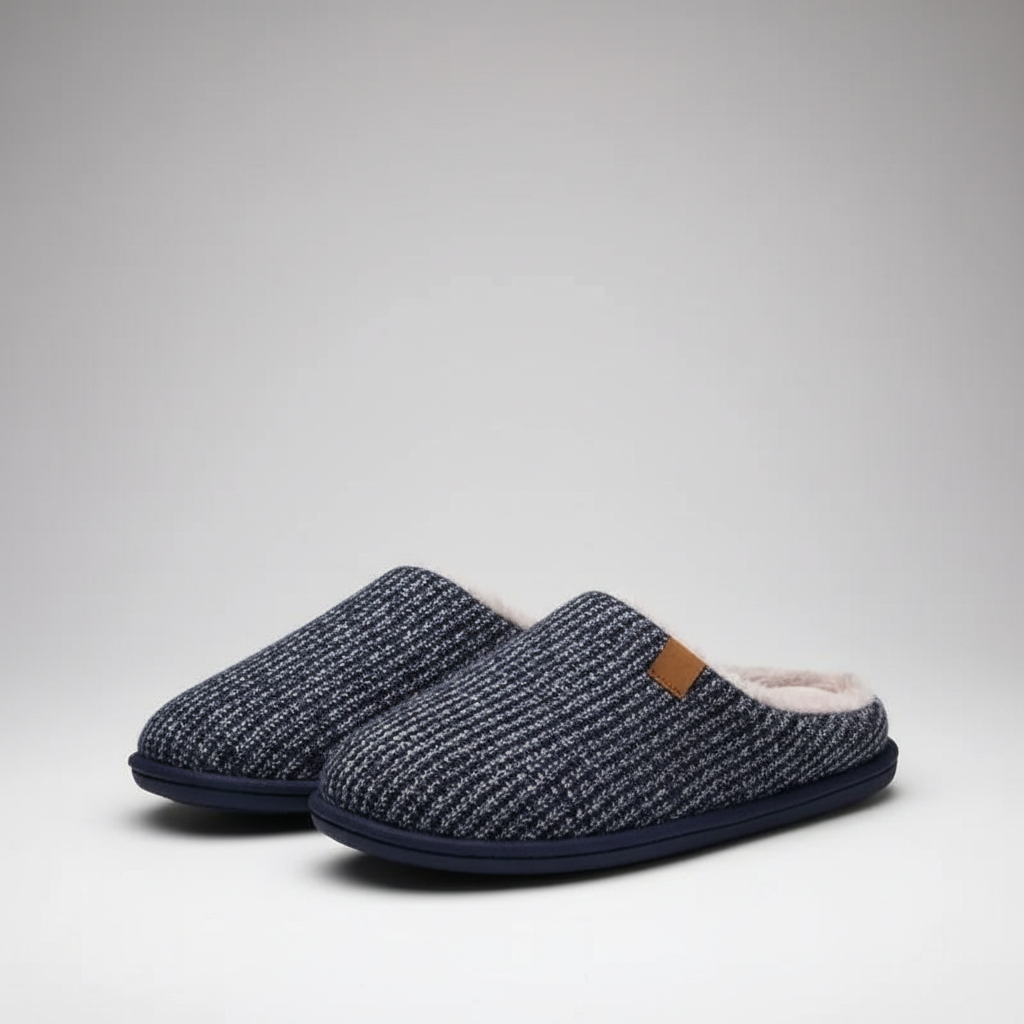 Memory Foam Knit Scuff Slip On Slipper — view 4