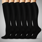 6 Pairs Of Christmas Themed Compression Circulation Socks — view 7
