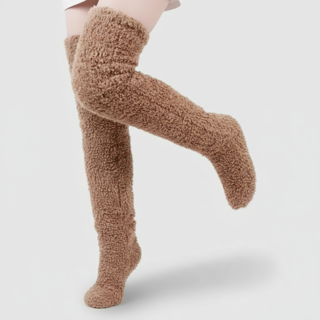 Thick Boucle Teddy Winter Warmers — view 3