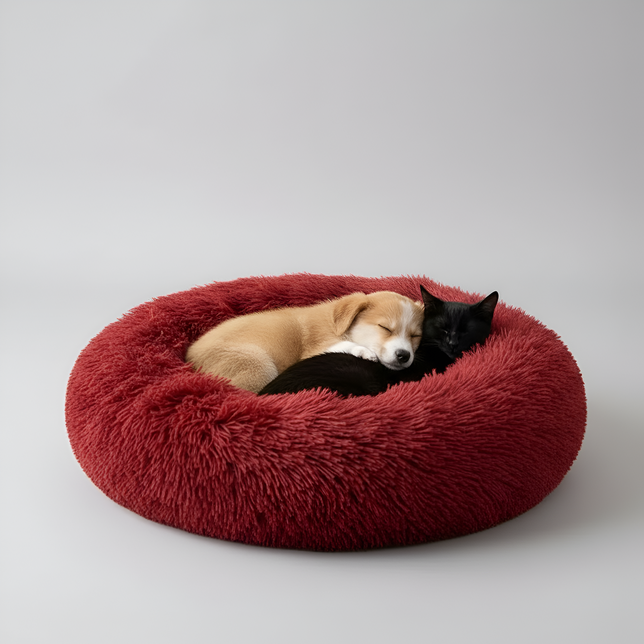 Comfy High Stretch Faux Fur Pet Bed — view 7