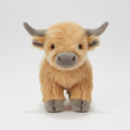 Cartoon Highland Cow Stuffed Toy