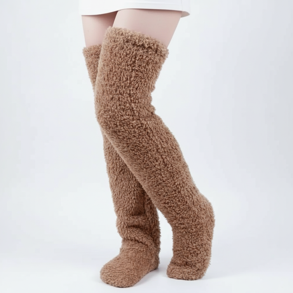 Thick Boucle Teddy Winter Warmers — view 2