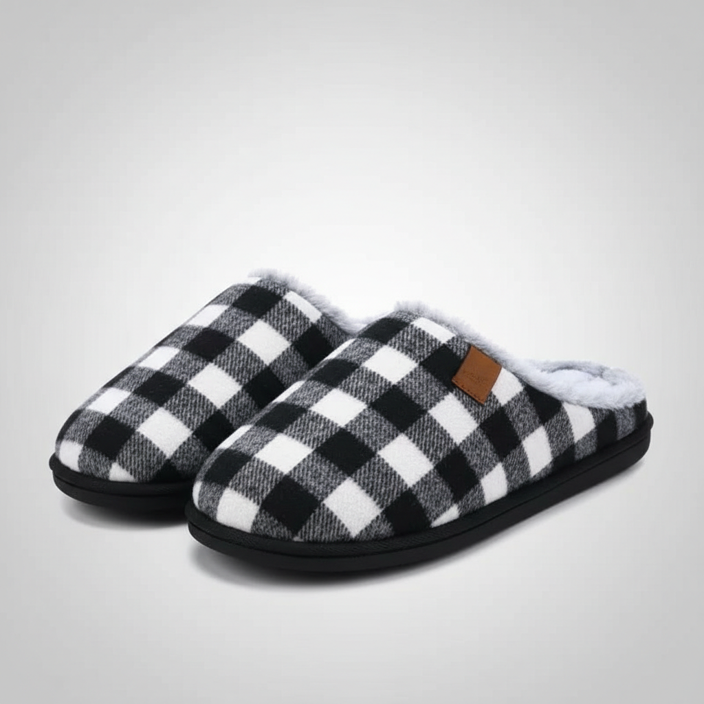 Memory Foam Knit Scuff Slip On Slipper — view 2
