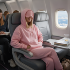 Travel Hoodie With Built In Sleeping Mask — view 6