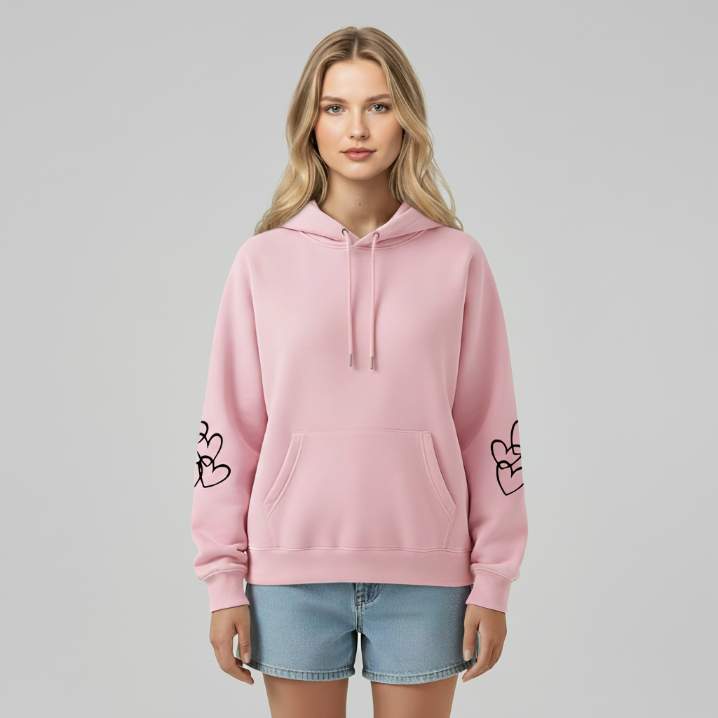 Oversized Highland Cow Printed Hoodie For Women — view 6