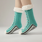 Winter Knit Sherpa Non Slip Slipper Socks — view 5