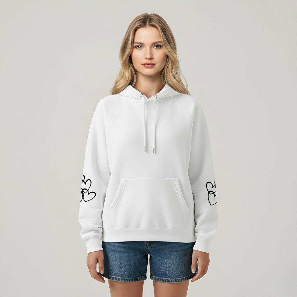 Oversized Highland Cow Printed Hoodie For Women — view 9