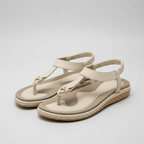 Casual Thong Sandals With Back Strap — view 3