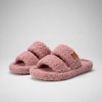 Memory Foam Fuzzy Open House Slippers — view 5