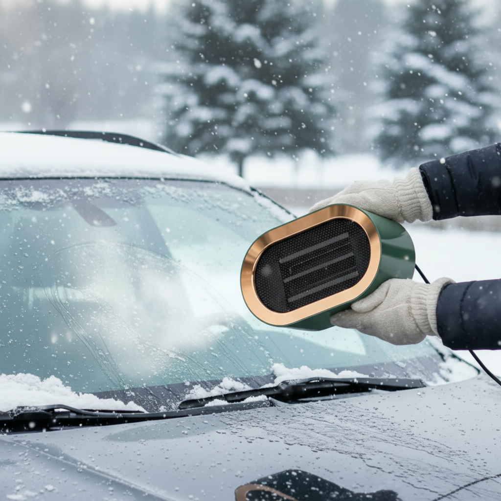 Portable Electric Heater With Fast Heating And Two Speed Settings — view 7