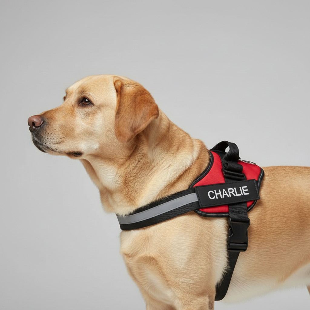 Adjustable Personalized Dog Harness Vest — view 8