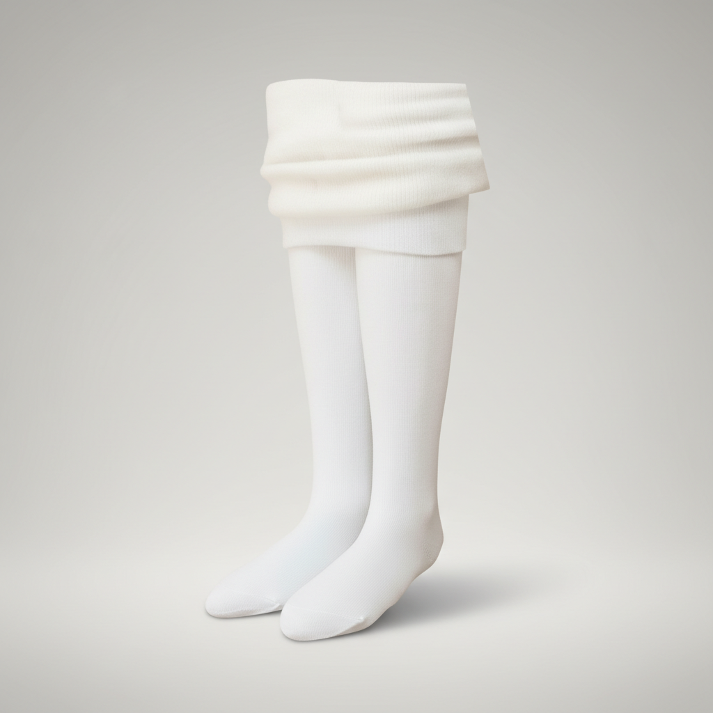Thick Fleece Lined Tights For Girls — view 2