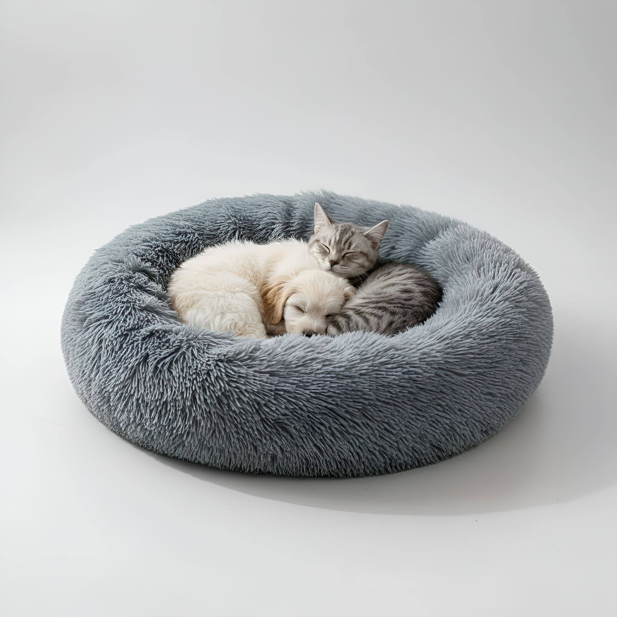Comfy High Stretch Faux Fur Pet Bed — view 3