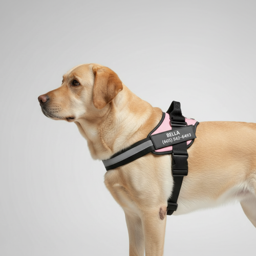Adjustable Personalized Dog Harness Vest — view 2