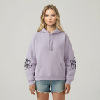 Oversized Highland Cow Printed Hoodie For Women — view 5