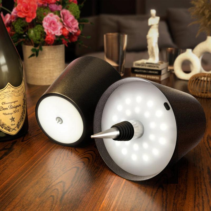 LED Bottle Lamp Rechargeable Wireless USB-C Touch Dimming 3 Brightness 15 Color Options — view 6