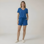 Short Sleeve Summer Pajama Set For Women — view 7