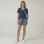Short Sleeve Summer Pajama Set For Women — view 2