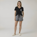 Short Sleeve Summer Pajama Set For Women