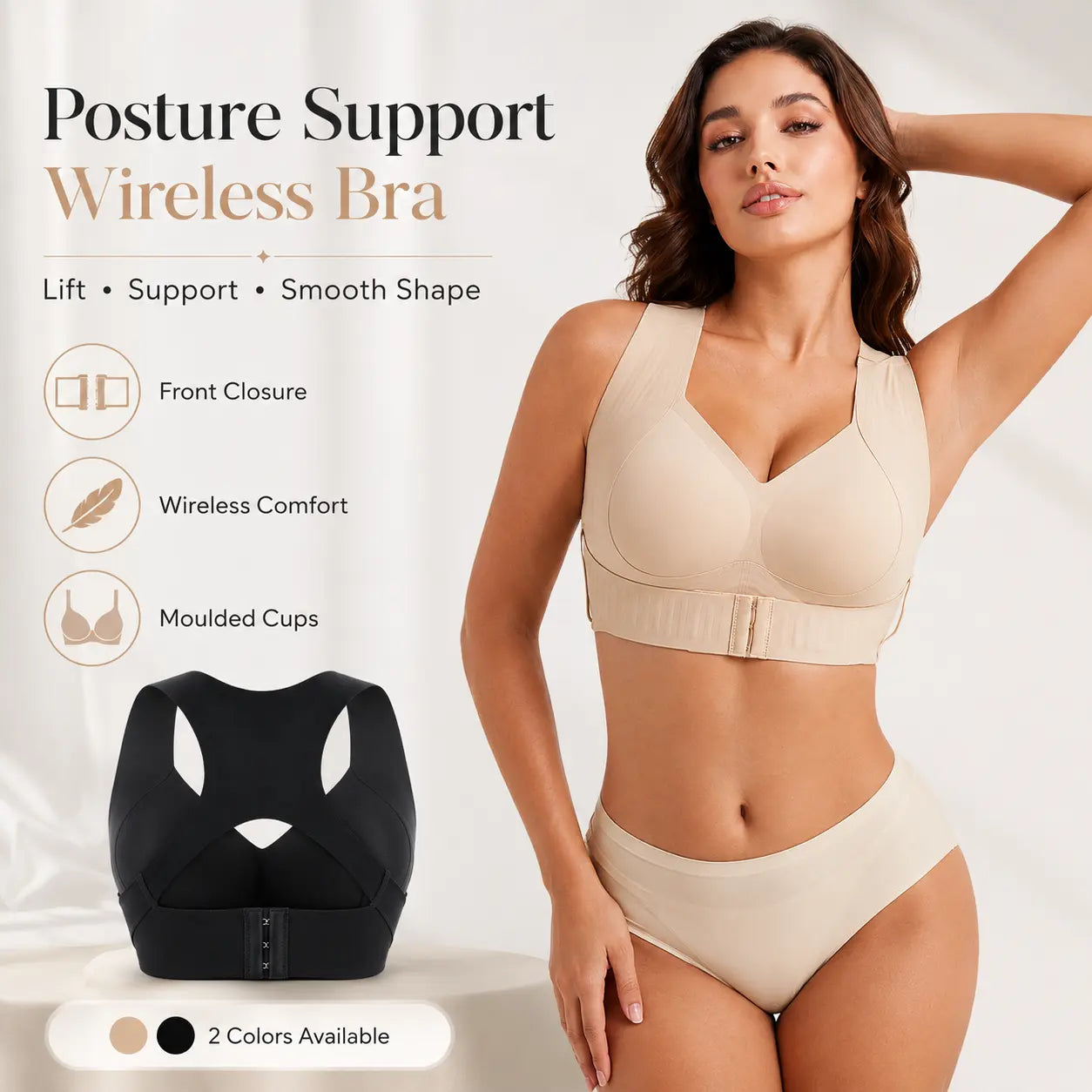 Postural Wireless Bra — view 7