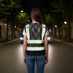 Lightweight Outdoor Reflective Vest With Zipper — view 10