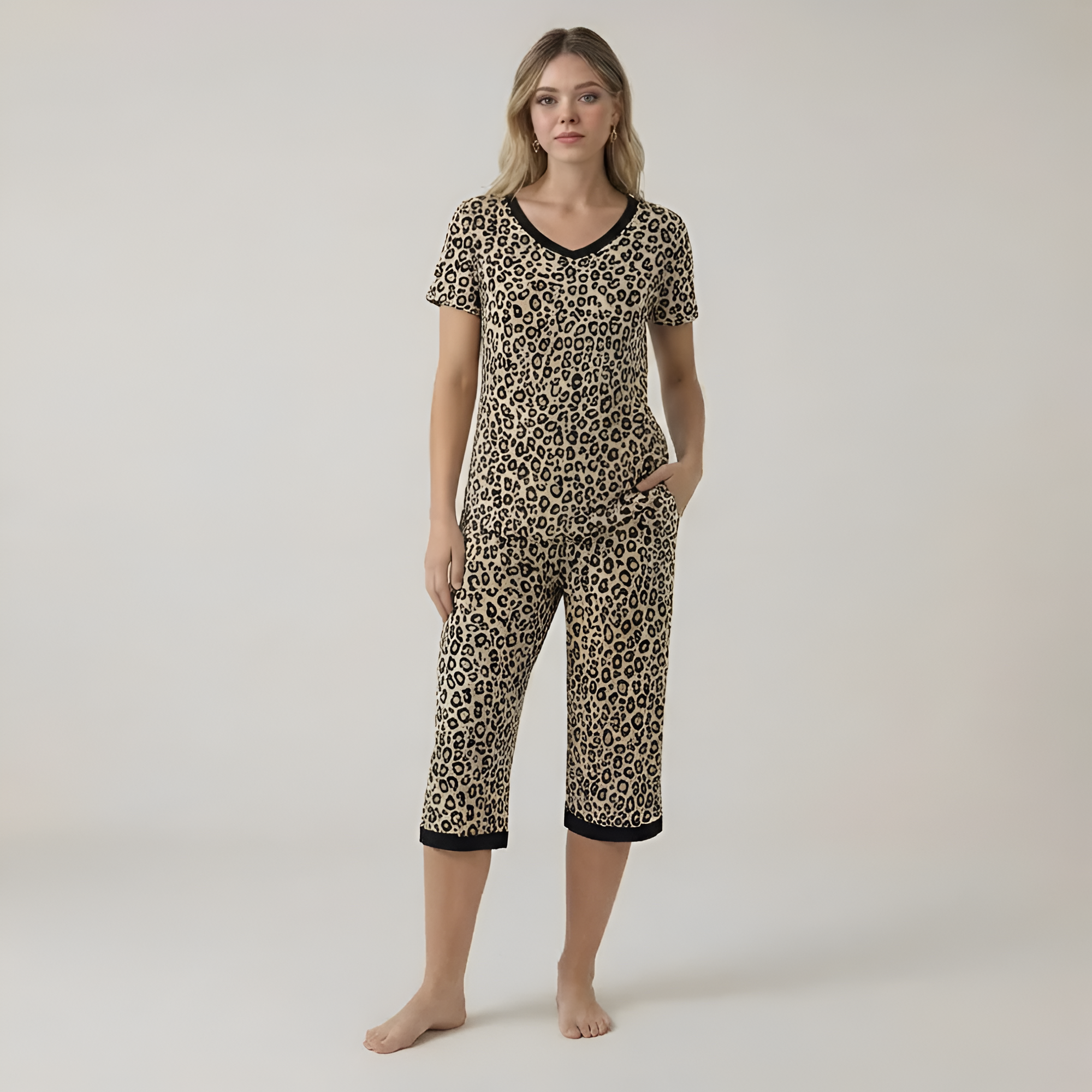 Casual Two Piece Pajama Set For Women — view 7