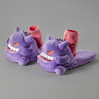 Plush Cartoon Monster Character Slip On Slipper — view 2