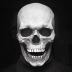 Movable Realistic Full Jaw Halloween Human Mask | SLIMG:7613539507019718694