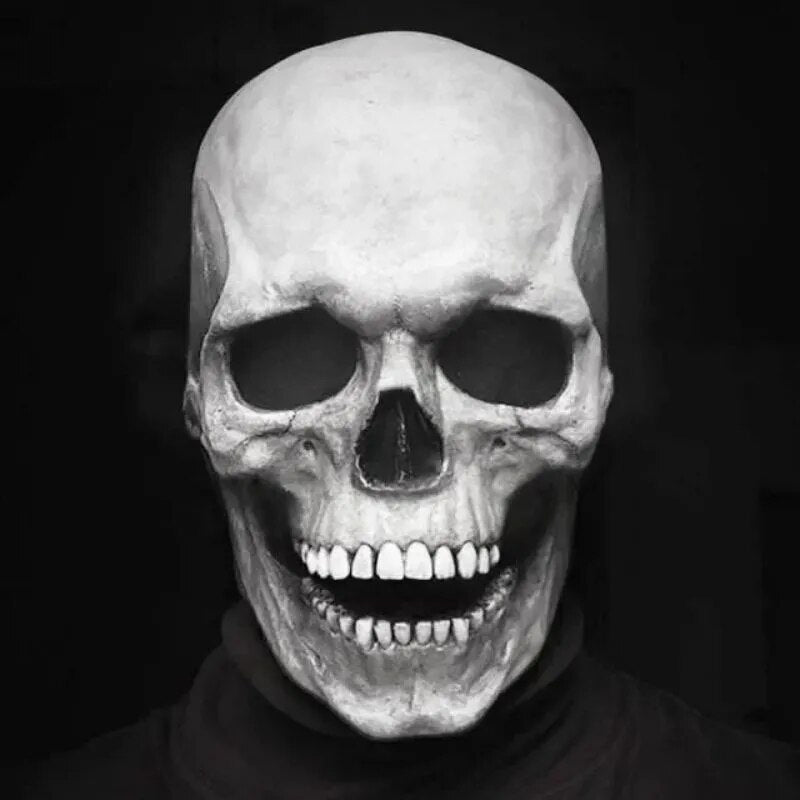 Movable Realistic Full Jaw Halloween Human Mask | SLIMG:7613539507019718694